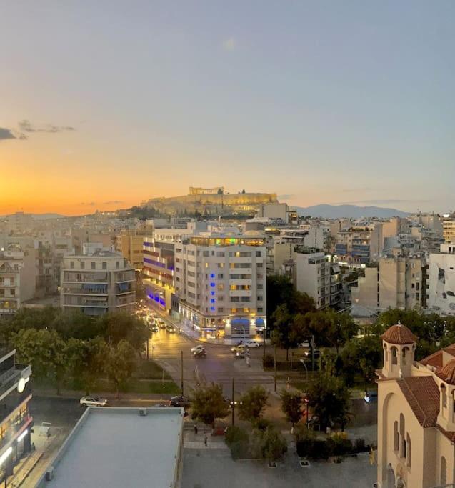 Luxury Studio With Unique View Of The Acropolis Athen Eksteriør billede